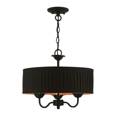 Livex Lighting Harrington 3 - Light Pendant in  Black