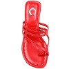 Journee Collection Womens Lettie Tru Comfort Foam Open Toe Kitten Heel Pumps Red 12 - 4 of 4