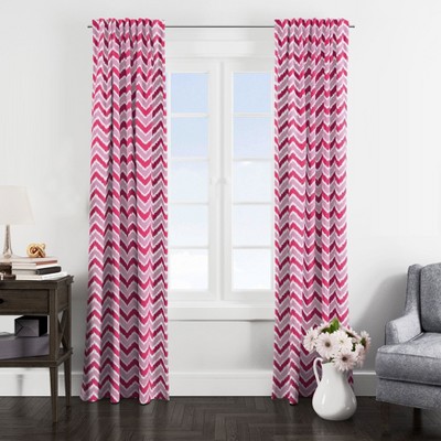 Chevron Curtains Target, Pink And White Chevron Curtains
