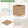 Unique Bargains Fabric Storage Bins 3 Pcs - 2 of 4