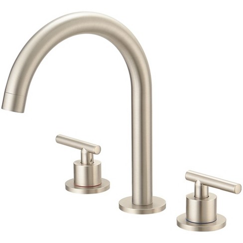 BWE, 8 in. Widespread Double Handle Bathroom Faucet good With Pop-up Drain Assembly i