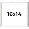 PosterPalooza | Textured White Picture Frame - UV Acrylic, Backing Board, Hanging Hardware Included - 2 of 4