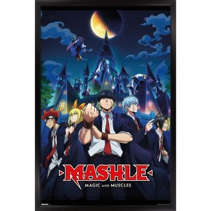 Trends International Mashle: Magic & Muscle (2023) - Castle Moonlight Key Art Framed Wall Poster Prints - 1 of 4