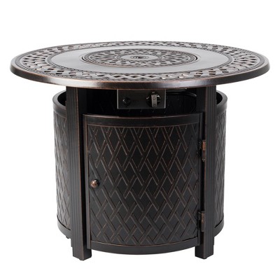 Wagner Aluminum Round LPG Fire Pit - Fire Sense