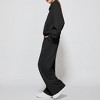 Coolmee Women 2 Piece Outfits Sweatsuit Long Sleeve Sweatshirt Wide Leg Sweatpants Tracksuit Sweat Lounge Matching Set - 2 of 4