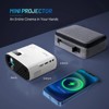 ELEPHAS Mini Projector, 1080P LCD HD 8000 L Portable Home Theater Projector, Support Android/iOS/Windows/TV Stick/HDMI/USB - 3 of 4