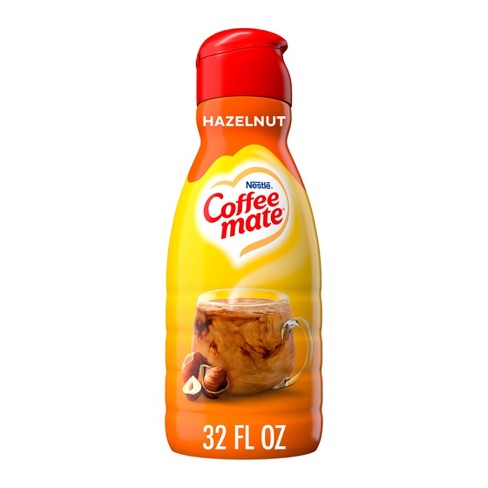 Coffee Mate Zero Sugar Hazelnut Coffee Creamer - 32 Fl Oz (1qt