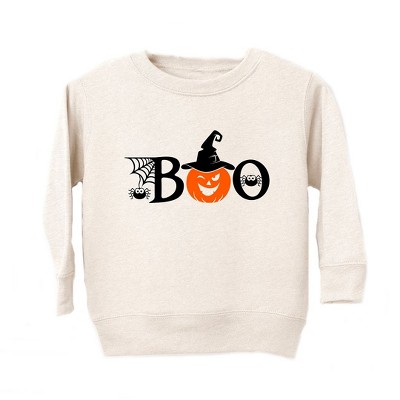 The Juniper Shop Boo Pumpkin Toddler Graphic Sweatshirt