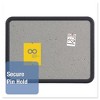 Quartet Contour Granite Board, 36 x 24, Granite Gray Surface, Black Plastic Frame - 2 of 4