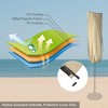 Yescom Umbrella Cover with Zipper Drawstring UV Resistant for 14ft Double Side Parasol - 3 of 4