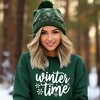 Simply Sage Market Women's Graphic Sweatshirt Winter Time Snowflakes - 2 of 4