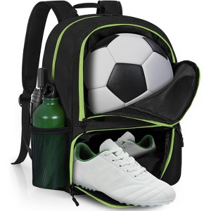 Generic Soccer Backpack, Soccer Bag with Ball Compartment & Shoe Compartment - 1 of 4