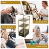 Beauty Salon Storage Trolley Cart With Lockable Rolling Wheels, Metal Frame Drawer, Barber Salon Furniture, Salon Stations Cabinet - 2 of 4