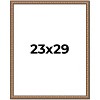 PosterPalooza | Slim Profile Gold Picture Frame - UV Acrylic, Foam Board Backing, Hanging Hardware - 2 of 4