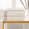 Unique Bargains Embroidery Decorative Cotton Highly Absorbent Oversized Bath Towel 2 Packs - image 3 of 4