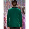 INSPIRE CHIC Men's Slim Fit One Button Shawl Lapel Wedding Tuxedo Velvet Blazer - 2 of 4