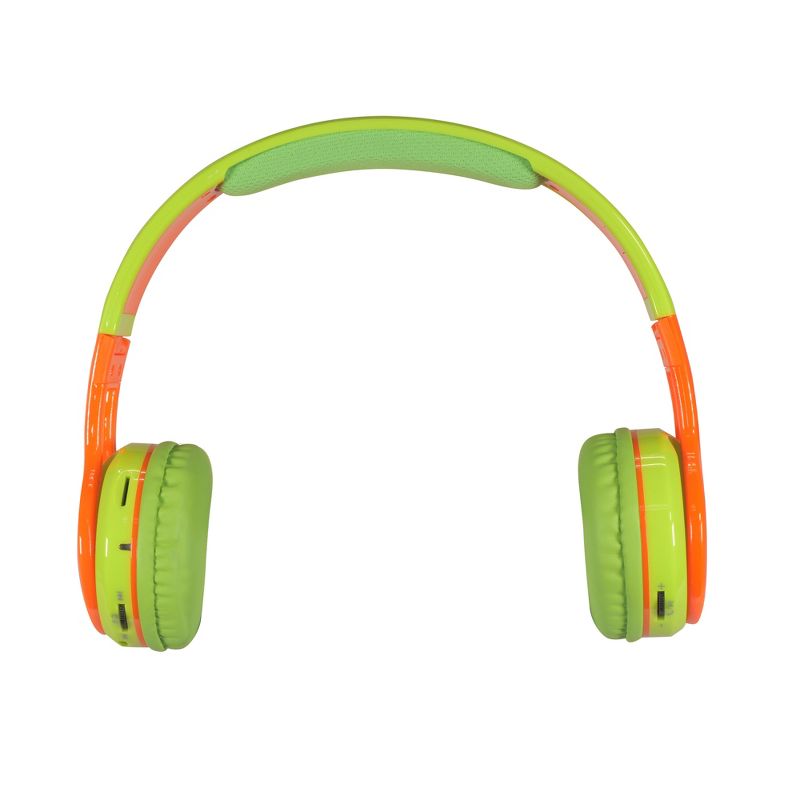 Contixo KB2600 Kids Bluetooth Wireless Headphones -Volume Safe Limit 85db -On-The-Ear Adjustable Headset (Green), 3 of 8