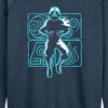 Women's - Avatar: The Last Airbender - Aang Airbending Lightweight French Terry Wide Neck Long Sleeve Shirt - 2 of 4