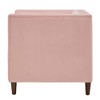 Karissa Velvet Armchair with Pillows Pink - Inspire Q - image 4 of 4