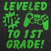 Youth Funny T Shirts Leveled Up to 1st Grade Sarcastic Video Game Graphic Novelty Graduation Tee for Kids - Crazy Dog Youth T Shirt For Gamers - 2 of 4