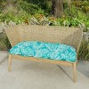 Outdoor Wicker Loveseat Cushion: UV & Water-Resistant, Polyester - Jordan Manufacturing - 4 of 4