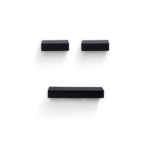 Dsvimoy Planter Stands and Holders Planter Stands Shelf with Invisible Brackets for Home Storage, Black, 27"*6"*5" - 1 of 4