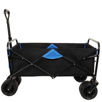 Vynxaria 400lbs Collapsible Wagon Cart - Stylish & Versatile for All Your Adventures