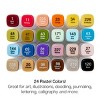 Double-Ended Alcohol Markers 24 Vintage Colors - 3 of 4