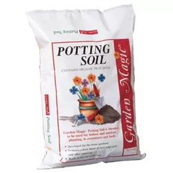 Michigan Peat 5720 Garden Magic General Purpose Moisture Retaining Potting Soil Mix for Indoor Outdoor Planter Container Bed Gardening, 20 Pound Bag