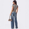 Coolmee Wide Leg Jeans for Women High Waisted Loose Stretchy Boyfriend Denim Pants Baggy Jeans for Women - 4 of 4