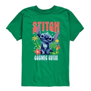 Boys' - Lilo And Stitch - Stitch Cosmic Cutie Short Sleeve Graphic T-Shirt - 1 of 3