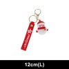 Unique Bargains Christmas Keychain with Double Ring and Lobster Clasp Alloy 2.76" - 2 of 4