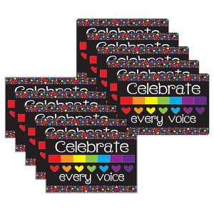 Smart Poly® Computer Mouse Pad, 8" x 10", Celebrate Every Voice, Pack of 10 - 1 of 3