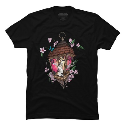 Men's Design By Humans Beautiful Lantern By Adamzworld T-Shirt