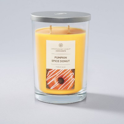 Glass Jar Pumpkin Spice Donut Candle - Home Scents