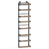 8-Layer Carbon Steel Door Storage Rack Without Punching Bedroom Room Door Multi-Layer Storage Basket Dormitory Door Back Rack - 2 of 2