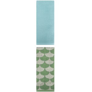 REGALWOVEN Cotton Hand Towels Absorbent Soft for Bathroom Hand Face Gym Spa 13" x 30"/13" x 29" 2 Pcs - 1 of 4