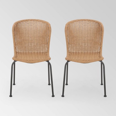 target wicker dining chairs