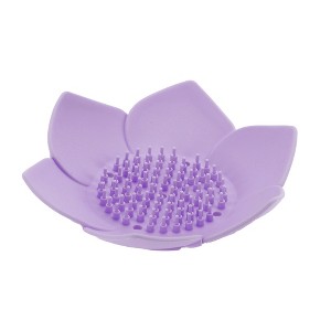 Unique Bargains Flower Soap Holder 5.31"x5.12"x1.38" 1 Pc - 1 of 4
