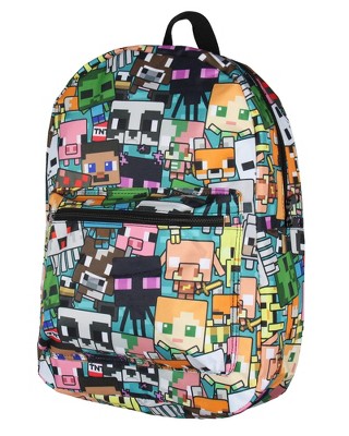 Pokemon Backpack Sublimated Character Laptop School Travel Backpack  Multicoloured