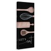 Stupell Industries Let's Eat with Kitchen Utensils, 17" x 40" - 3 of 4