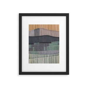 24" x 36" Romana Lilic La76 Photography Sunrise and The Sea Framed Art Print Modern Black - Deny Designs: Vertical MDF Composite Wall Decor - 1 of 4
