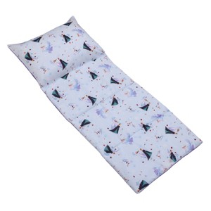 Disney Frozen Winter Cheer Lavender, Aqua, Green and White Anna, Elsa and Olaf Deluxe Easy Fold Toddler Nap Mat - 1 of 4