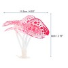 Unique Bargains Simulation Glowing Silicone Aquarium Simulation Coral - 4 of 4