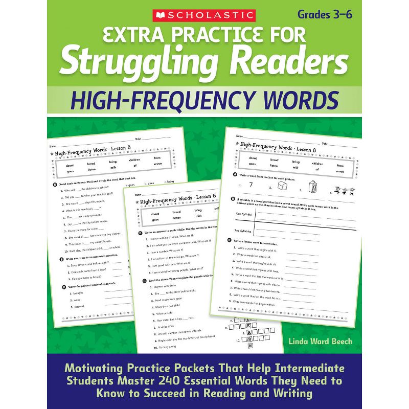 Scholastic Teaching Solutions Extra Practice for Struggling Readers Bundle, 3 of 4