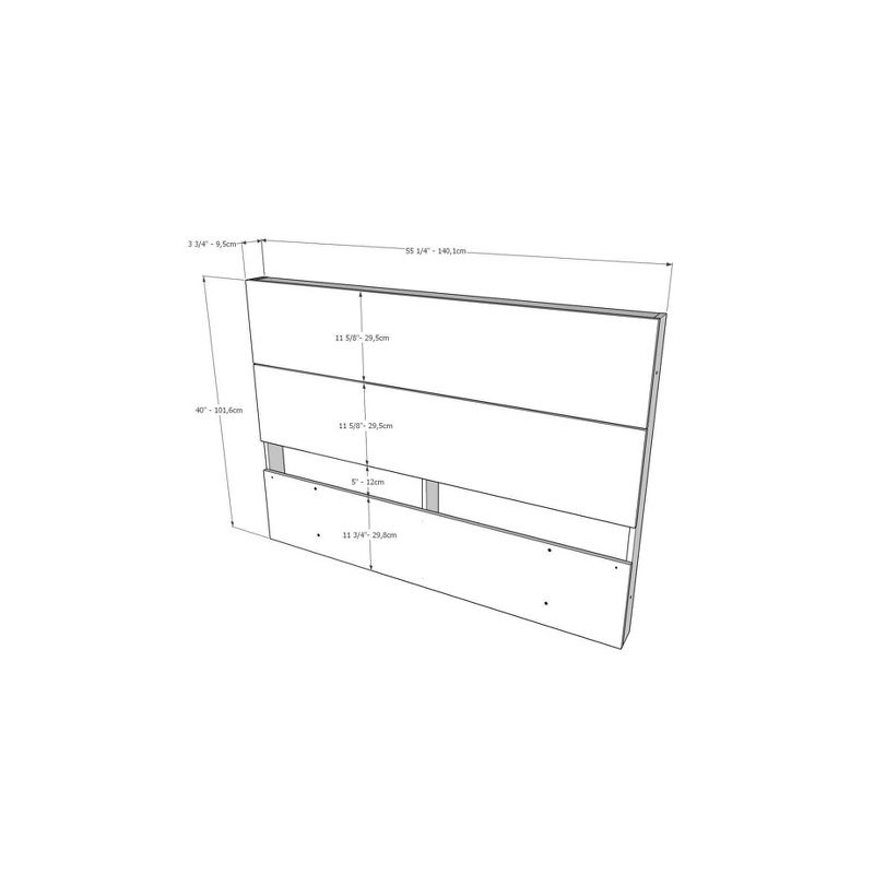 Chinook 3 Drawer Storage Bed with Headboard Bark Gray/Black - Nexera, 5 of 6