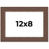 PosterPalooza | 12x8 Wide Barnwood Picture Frame, UV Acrylic, 6 Finishes - Grey, Brown, White, and Black - 2 of 4