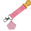 Wicked Lanyard You're Gonna Be Popular Breakaway Clear ID Badge Holder Keychain Pink - 3 of 4