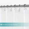 Stall Shower Curtain Liner with 3 Magnets, 54x78 Inch, PEVA 8G Thick, Waterproof, Frost - 4 of 4