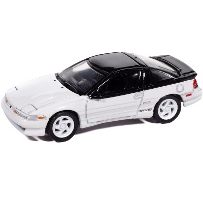 1991 Eagle Talon TSi Bright White with Black Top "Modern Muscle" Series 1/64 Diecast Model Cars by Auto World